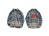 False Perception Rolling Stones Blue Brown Plaidli按貌似Flannel