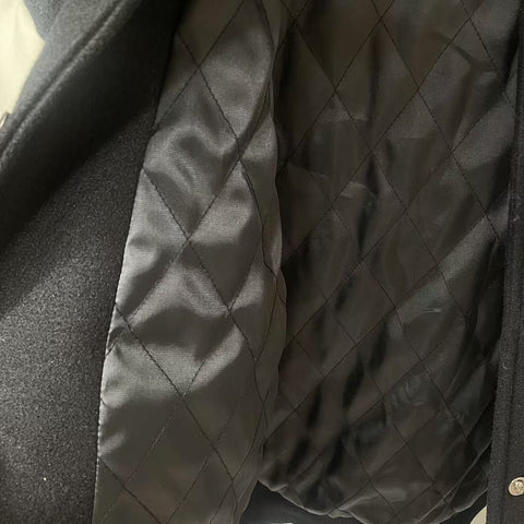 GODSPEED Skull & Wing Graphic Varsity Jacket