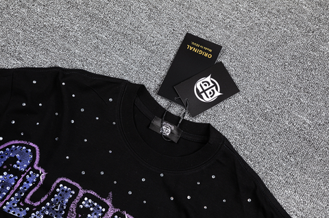 GLAZA GOD Purple UFO Double-Sided Graphic T-Shirt