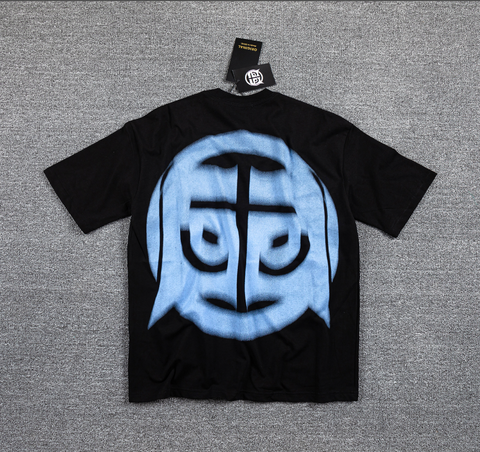 GLAZAGOD Galactic Skull Double-Sided Graphic T-Shirt