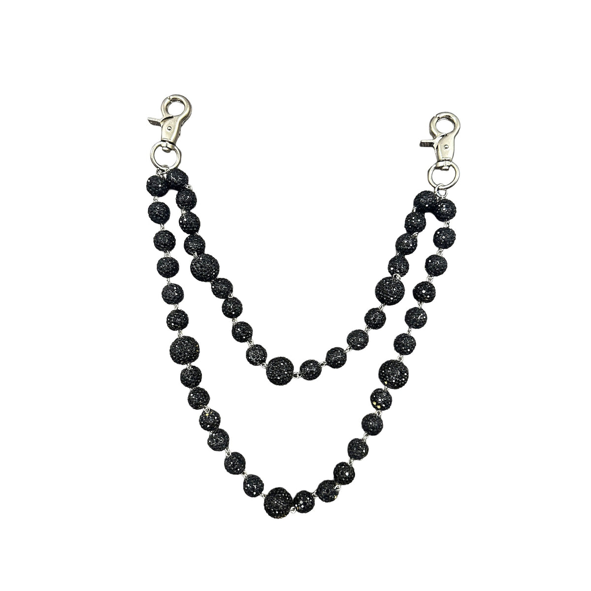 Black ‘Crystal’ Jean Keychain