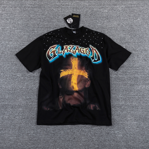 GLAZAGOD Blessed in the Vision Graphic T-Shirt