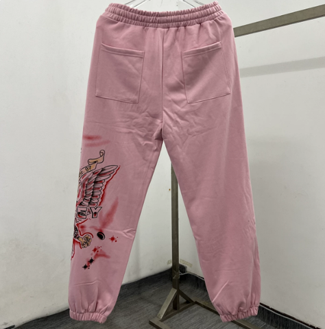 Vale Forever Dusty Pink Eagle Graphic Joggers