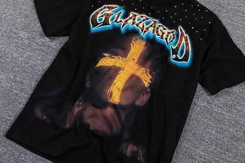 GLAZAGOD Blessed in the Vision Graphic T-Shirt