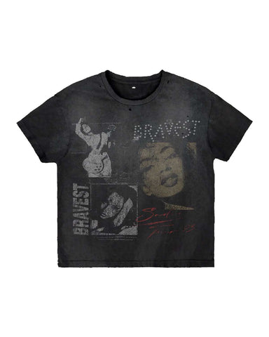 Bravest Studios Black Paradise Tee Vintage Black
