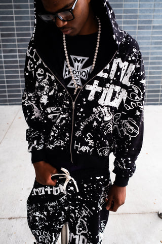 Black “Graffiti” Hoodie