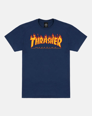 FLAME - TSHIRT - NAVY