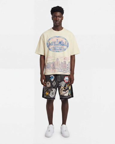 Godspeed Miami Skyline Tee Bone