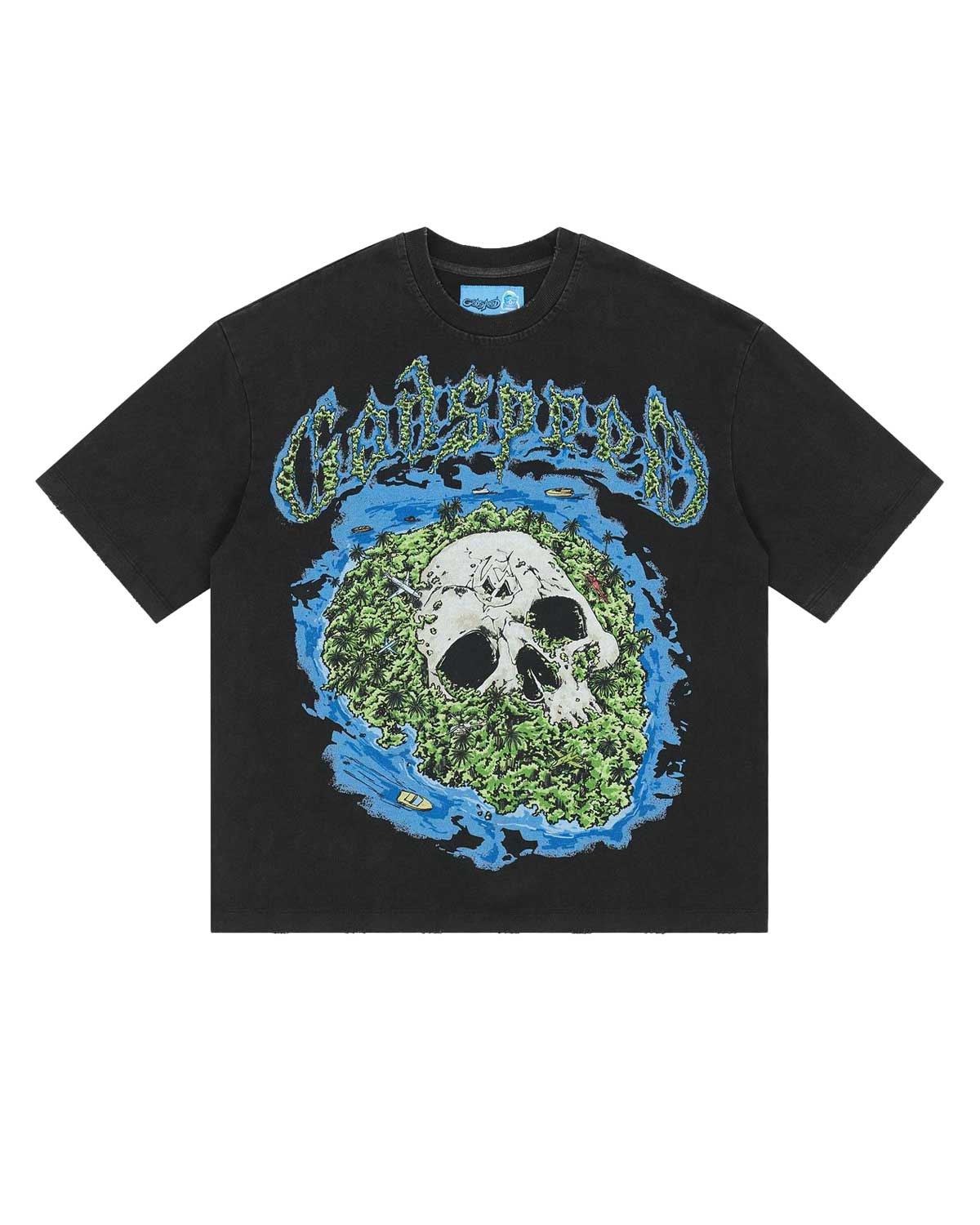 Godspeed Skull Island II Tee Black