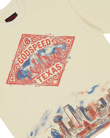 Godspeed Texas Skyline Tee Bone
