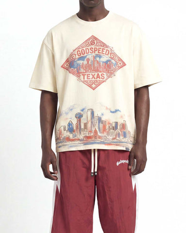 Godspeed Texas Skyline Tee Bone