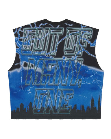 Godspeed Voltage Sleeveless Tee Black/Blue