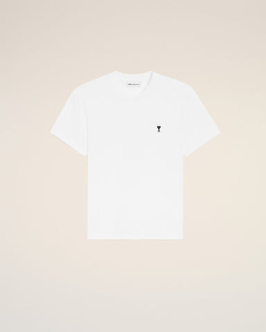 White cotton t-shirt with Ami de Coeur