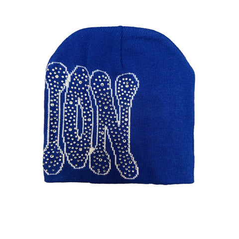 Blue ‘Rhinestone’ Beanie