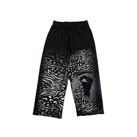 Black ‘Striped’ Sweatpants