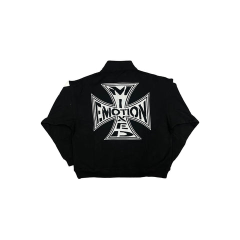 Black “Quarter” zip Jacket