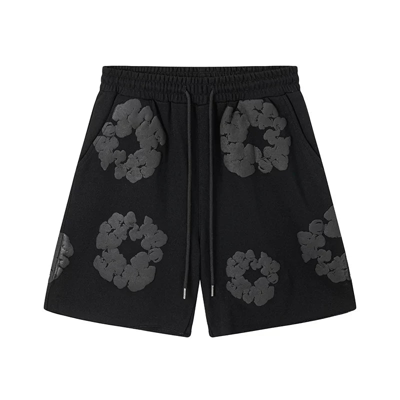Denim Tears Kapok Foam Print Shorts Black
