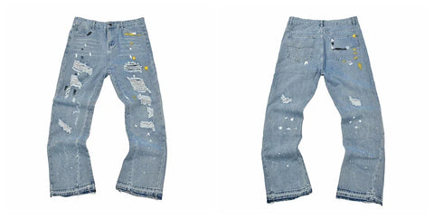 Gallery Dept Casual Embroidered Jeans