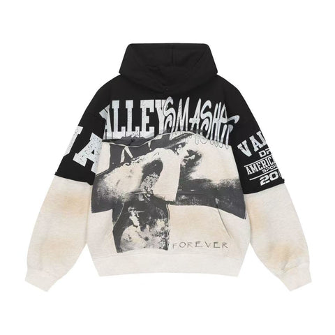 Vale Forever Gradient Portrait Graphic Hoodie