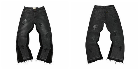 Gallery Dept Loose Embroidered Jeans