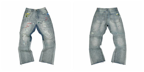 Gallery Dept Embroidered Loose Jeans