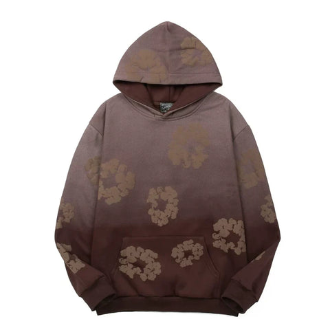 Denim Tears Plus Fleece Hoodie coffee