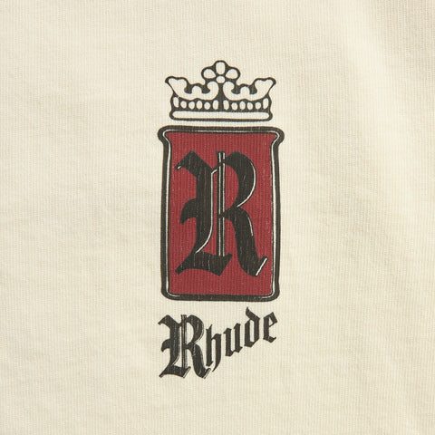 Rhude Fumar 91 Tee - Vintage White / Black / Red