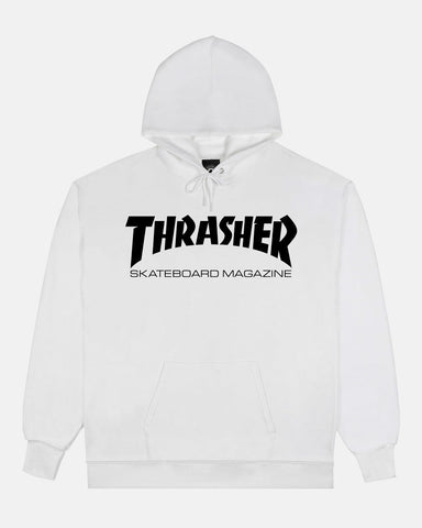 SKATE MAG - HOODIE - WHITE/BLACK