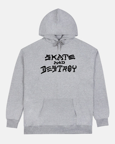 SKATE AND DESTROY - HOODIE - GREY