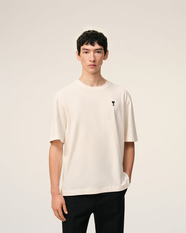 White Cotton Place Des Victoires Print T-shirt