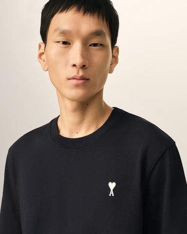 Black printed cotton "Place des Victoires" t-shirt