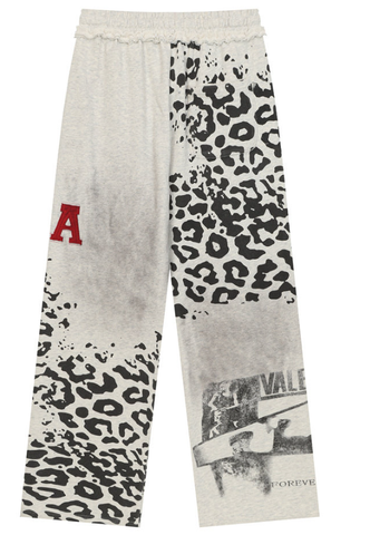Vale Forever Leopard Graphic Washed Tracksuit Set