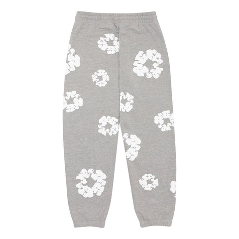 Denim Tears Sweatpants Grey Cotton Wreath