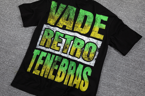 GLAZAGOD Vade Retro Tenebras Graphic T-Shirt